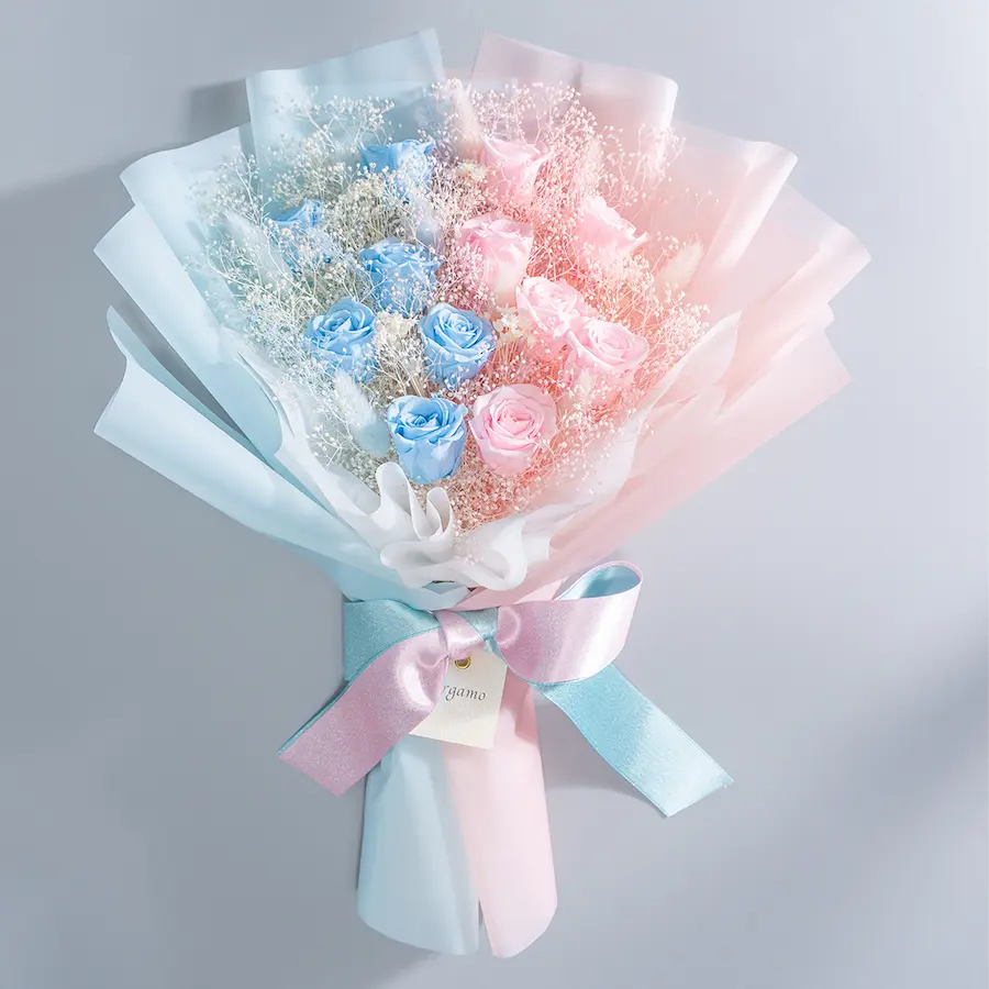 Cotton Candy 花束を正面から見たデザイン