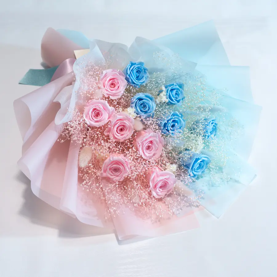 Cotton Candy 花束を別角度から見たデザイン