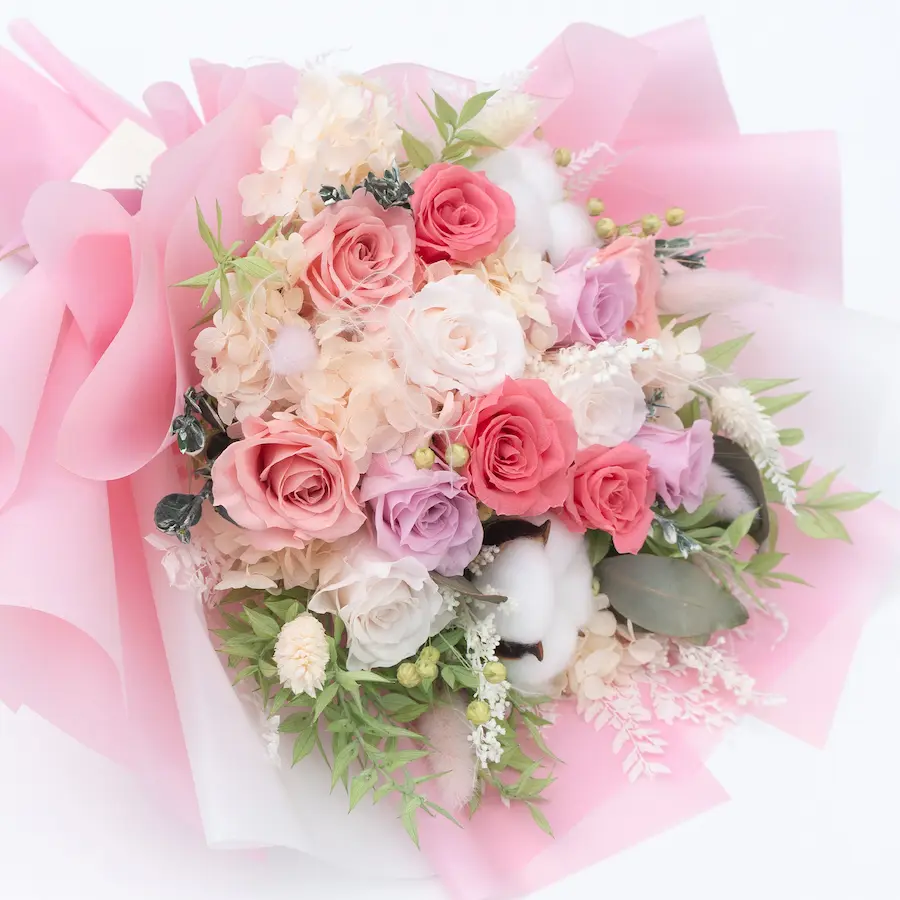 Blossom ピンクの花束デザイン