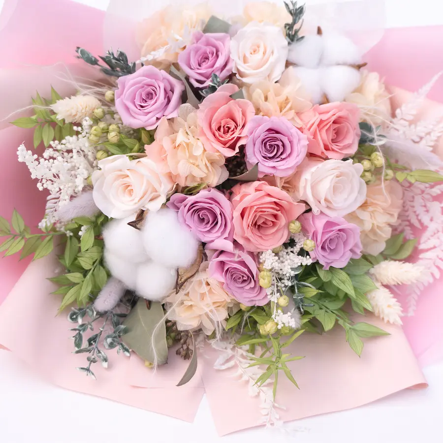 Pastel 花束のディテール